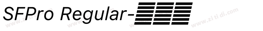 SFPro Regular字体转换